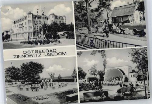 Zinnowitz Heim Glück auf, Sportpark, Kindersportgarten, Konzertpavillon