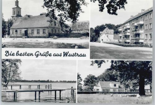 Wustrau Kirche, Bootsanleger, Siedlung