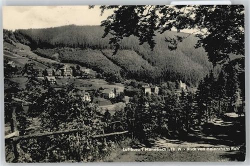 Manebach Blick von Helenchen´s Ruh