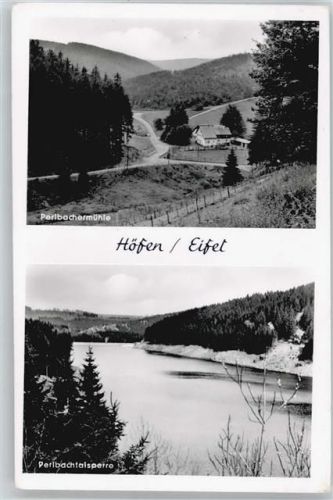Höfen Perlbachermühle, Perlbachtalsperre