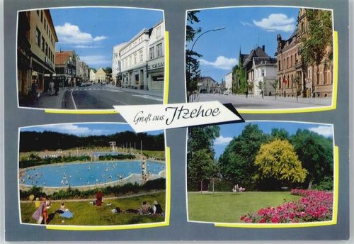 Itzehoe Breite Straße, Viktoria Straße, Schwimmbad Klosterbrunnen, Prinzesshof