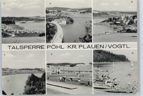 Pöhl Schlosshalbinsel, Sperrmauer, Rodlerabucht, Spiel- und Sportgarten, Teilansicht