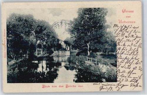 Übersee Blick von der Brücke