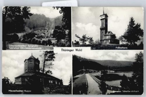 Meuselbach Bergbahn, Meuselbacher Kuppe, Stausee, Fröbelturm AKU2