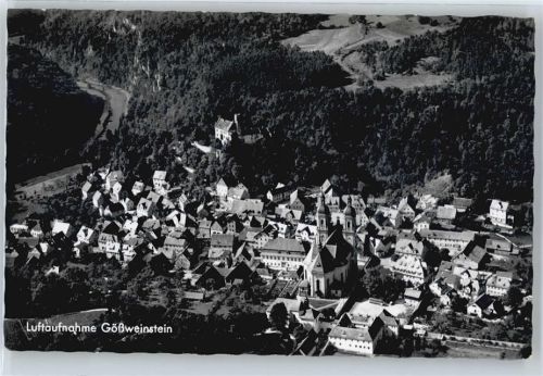 Gößweinstein gel. 01.08.60, Luftaufnahme, Gesamtansicht