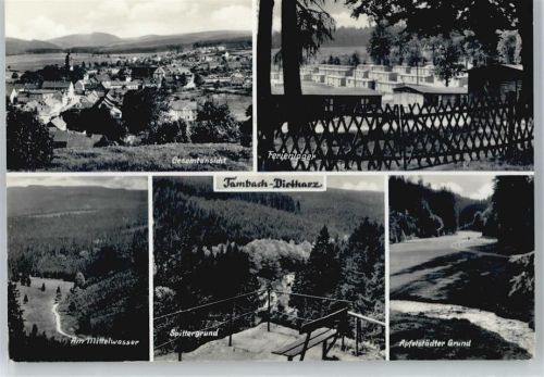 Tambach-Dietharz Gesamtansicht, Ferienlager, Spittergrund