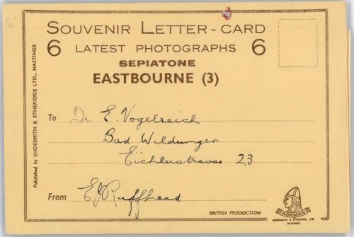Eastbourne Letter Card