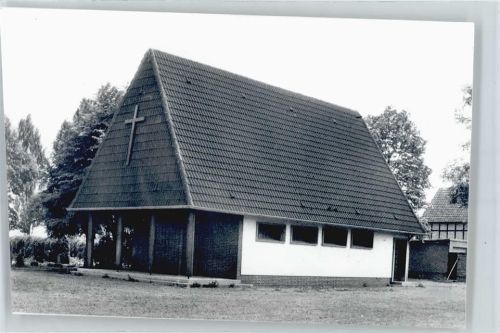 Vallstedt Foto mit Negativ, Kirche