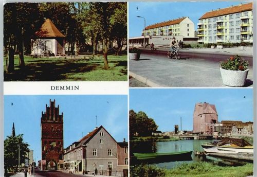 Demmin Marienhain, Markt, Luisentor, Hafen