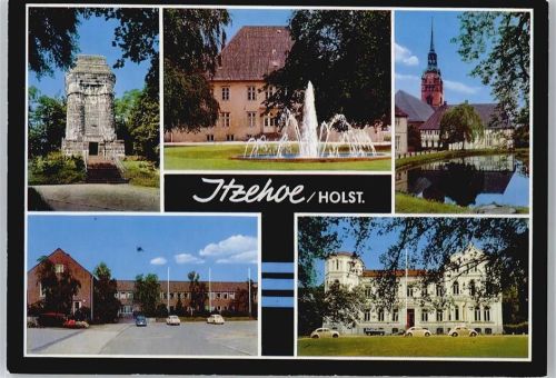 Itzehoe Bismarcksäule, Prinzesshof, Kirche, Schule, Staatsanwaltschaft