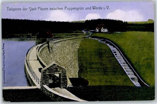 Werda Talsperre der Stadt Plauen