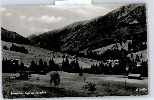 Gunzesried Gunzesrieder Säge, Anbachtal