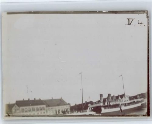 Sonderburg Dampfer Prinz Waldemar , Fotoabzug, Format: B 12 cm, H 9 cm
