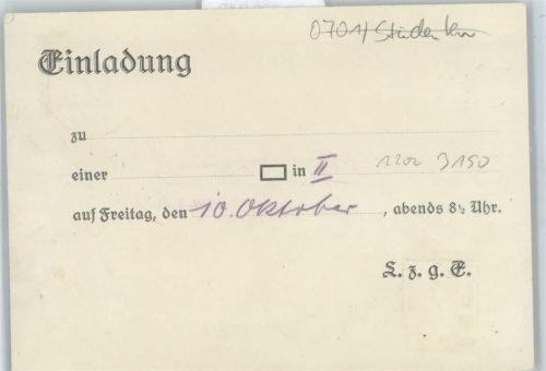 Peine Einladung