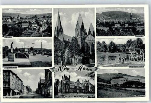Neheim-Hüsten Kirche, Brücke, Schwimmbad, Schloß Herdringen, Hauptstraße