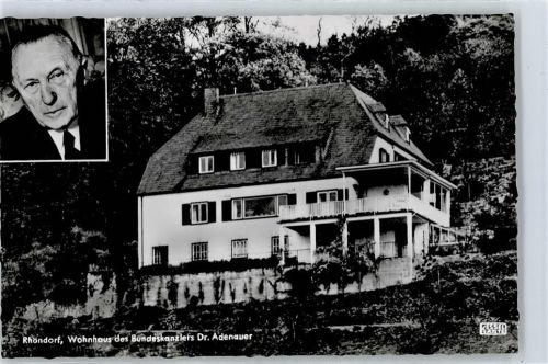 Rhöndorf Wohnhaus des Bundeskanzlers Dr. Adenauer