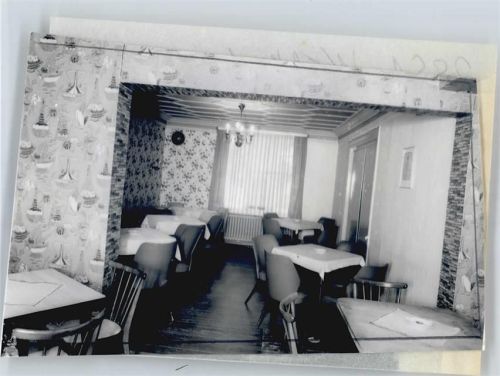 Wremen Foto mit Negativ, Hotel, Gaststätte Landhaus Ellernwurth