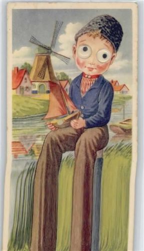 Junge mit Glasaugen , Windmühle