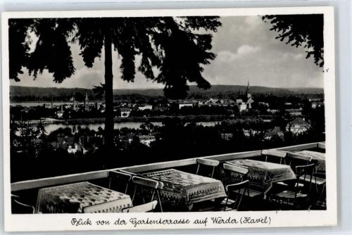Werder Blick von Hotel, Gaststätte Bismarckhöhe