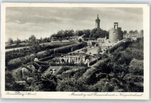 Brandenburg Marienberg, BIsmarckwarte, Kriegerdenkmal