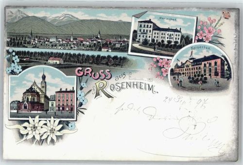 Rosenheim Gesamtansicht, Marienbad, Ortspartie, Kaiserbad