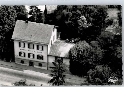Neuenhain Fliegeraufnahme, Gaststätte, Pension Batz