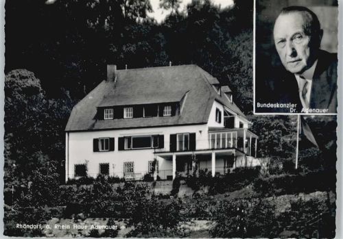 Rhöndorf Haus Adenauer, Konrad Adenauer
