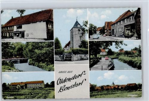 Oldendorf Bensdorf , Spar Lebensmittel , Schule