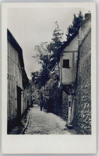 Neubrandenburg Mauerstraße mit Wiekhäusern