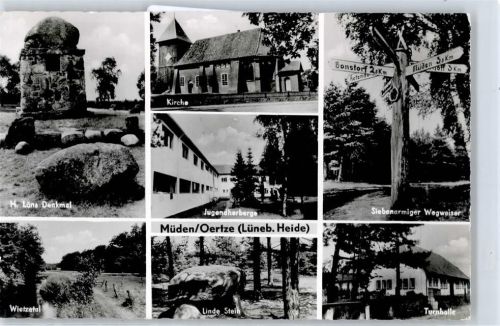 29328 W3105 Müden , Örtze - Jugendherberge , Turnhalle