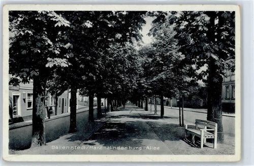 Ballenstedt Hindenburg Allee