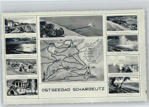 Scharbeutz Promenade Lesehalle Luftaufnahme Bäderbrücke Motorschiff Hanseat