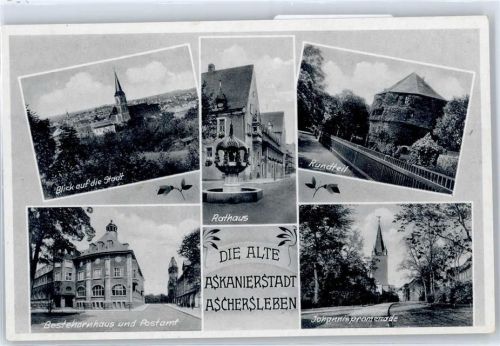 Aschersleben Rathaus , Postamt