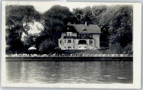 82347 W8139 Bernried , Starnberger See Gebrauchsspuren Strand-Kaffee