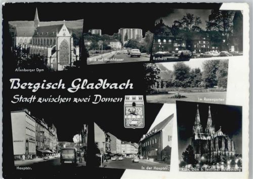 Bergisch Gladbach Altenberger Dom Rathaus Rosengarten Hauptstraße Kölner Dom