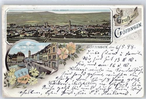 Göttingen Gesamtansicht, Weender-Straße