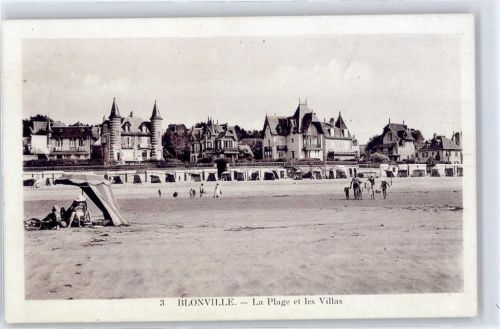 Blonville-sur-Mer Strand, Villen