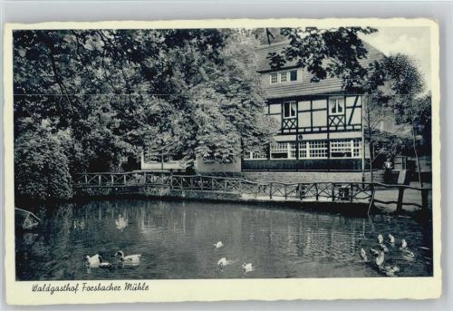 Forsbach Waldgasthof Forsbacher Mühle