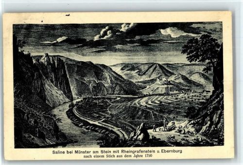 Bad Münster-Ebernburg Saline, nach altem Stich
