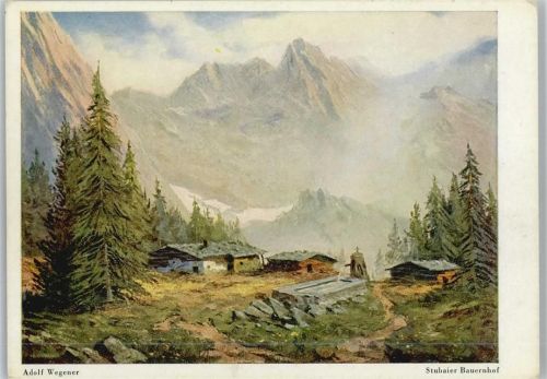 Bauernhof sign. Adolf Wegener Wiechmann K 342