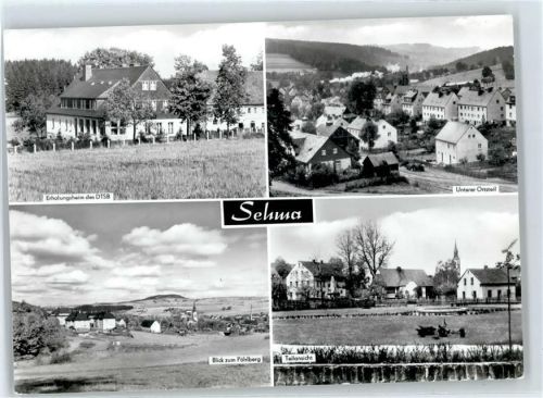 Sehma Gesamtansicht, Unterer Ortsteil, Erholungsheim des DTSB