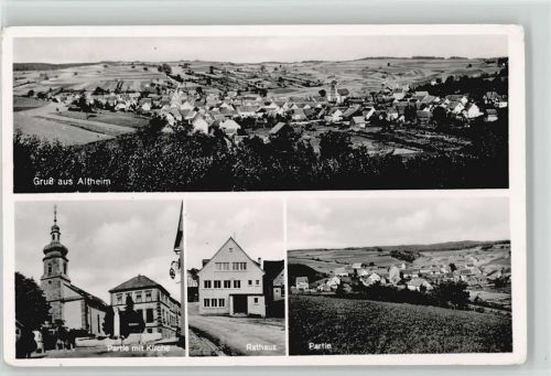 Altheim Kirche Rathaus Altheim
