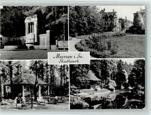 Meerane Stadtpark 4-Bildaufnahme