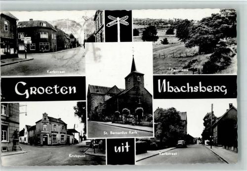 Heerlen Kerkstraat Krulspunt Panorama St. Bernardus Kerk Ubachsberg