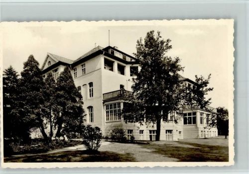 Bad Salzuflen Kurheim Rotes Kreuz ca 1957 Foto AK