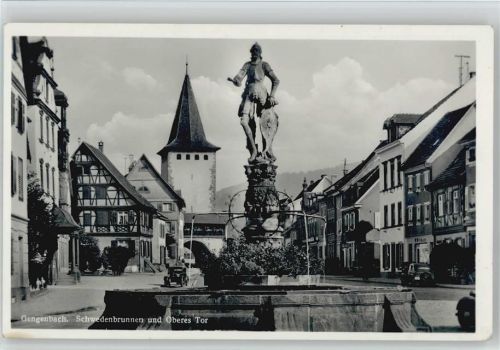 Gengenbach Schwedenbrunnen Oberes Tor