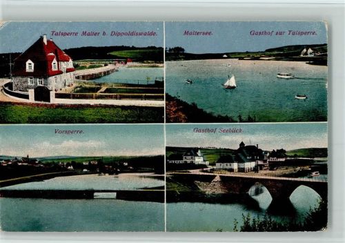 Dippoldiswalde Talsperre Malter Maltersee Gasthof zur Talsperre Vorsperre Gasthof Seeblick