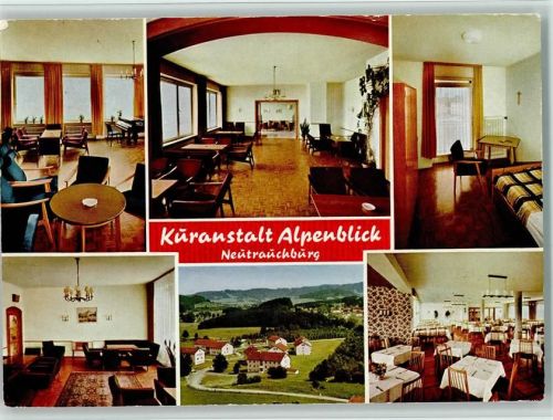 Neutrauchburg Kuranstalt Alpenblick Innenaufnahmen Mehrfachaufnahme