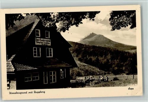 Oberschönau Waldhotel Kanzlersgrund mit Ruppberg Foto Sepo