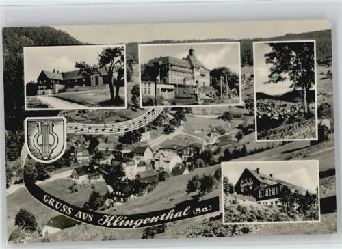 Klingenthal Sport-Hotel ca 1962 Foto AK